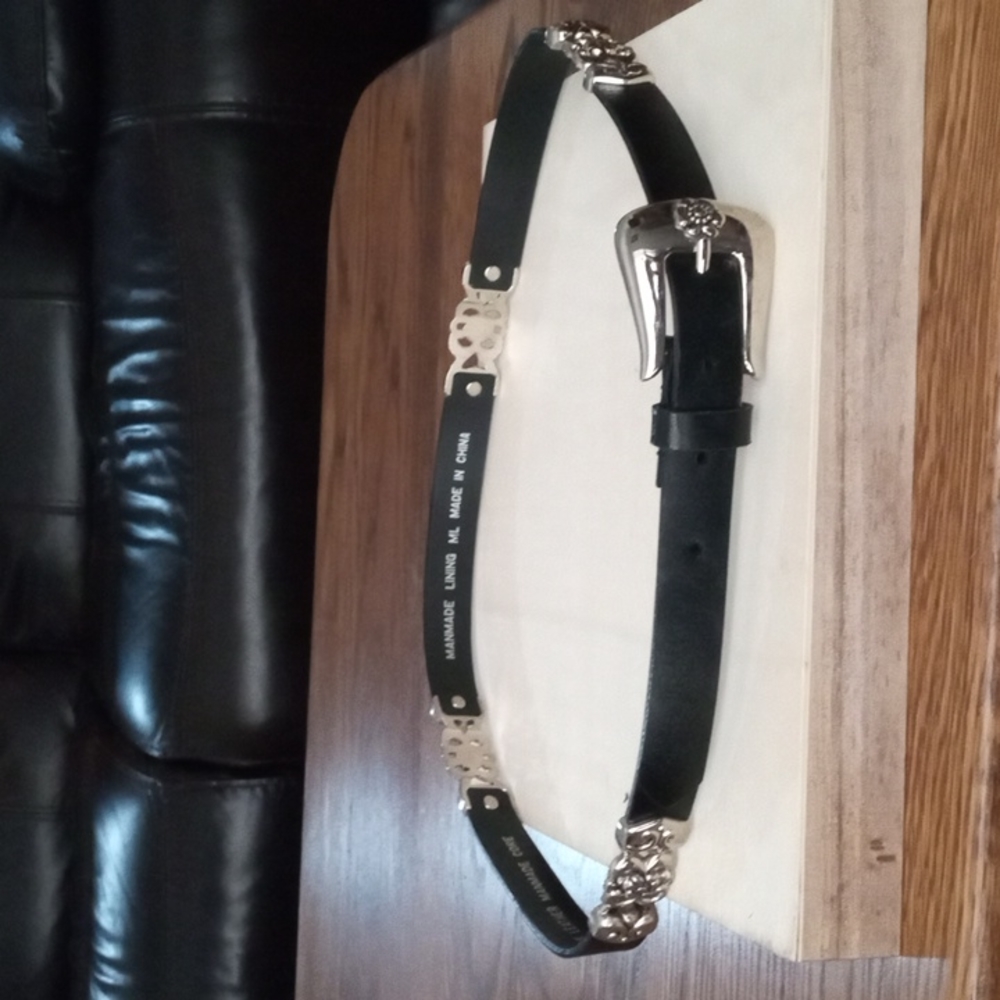 Black Leather Belt